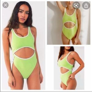 NWT Urban Outfitters Out from under green bodysuit